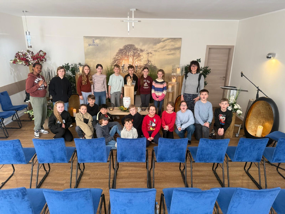 Igel im Bestattungsinstitut