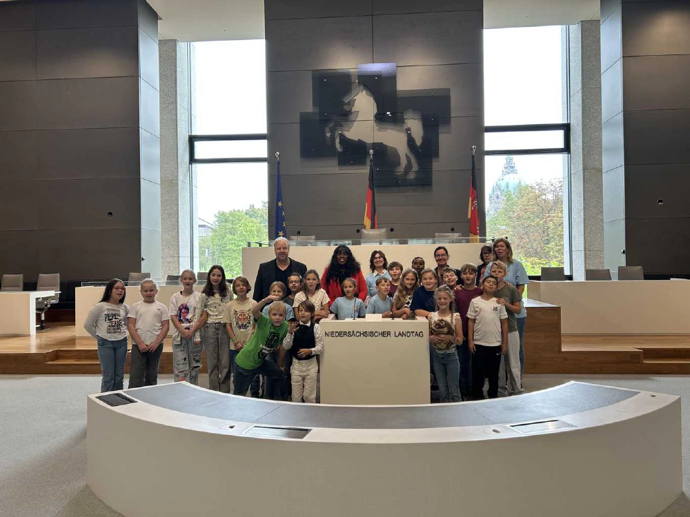 Igelklasse im Landtag